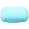 Blue Large Portable Soap Dish Lockable Travel Soap Box Holder Creative Sealed Case for Home Hiking Camping Use