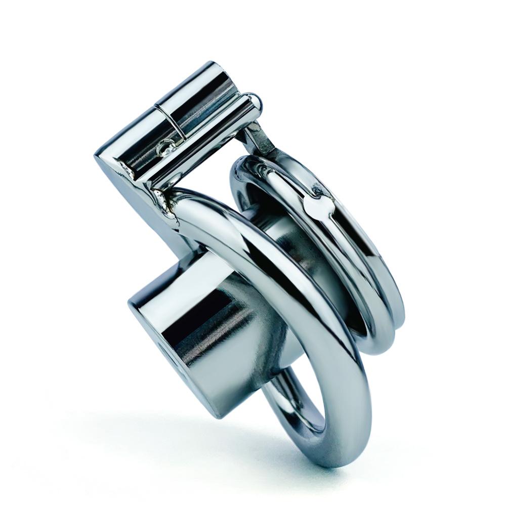 Stainless Steel CB Lock Metal Chastity Lock Male Penis Cage Chastity Gay Sex Toys Cock Ring Urethral Chastity BDSM