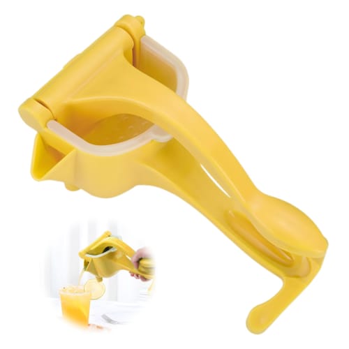 YONGDING Lemon Squeezer, Hand Juicer, Manual Fruit Juicer with Clip-on Design, Easy To Clean, for Home and Commercial Use, Cap Attachment, Suitable Fo