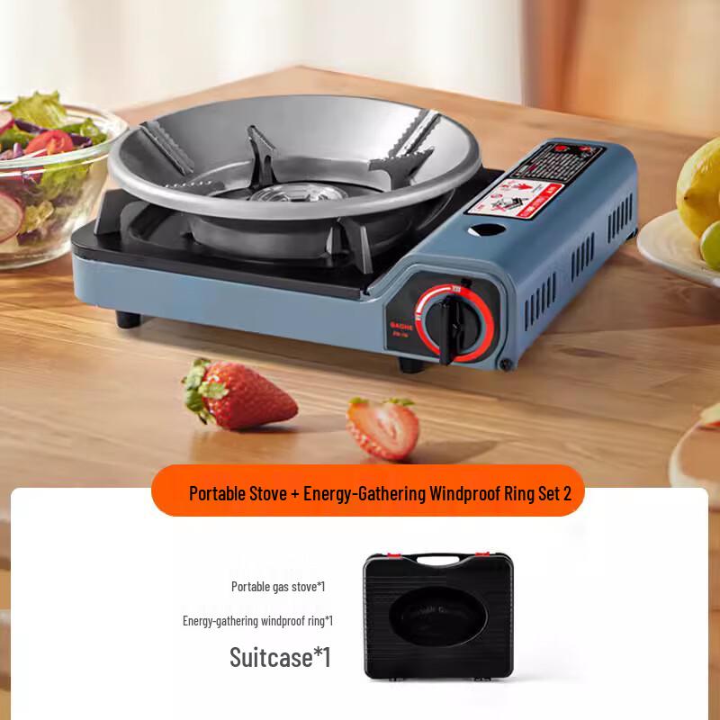 Portable Outdoor Camping Gas Stove with Carry Case