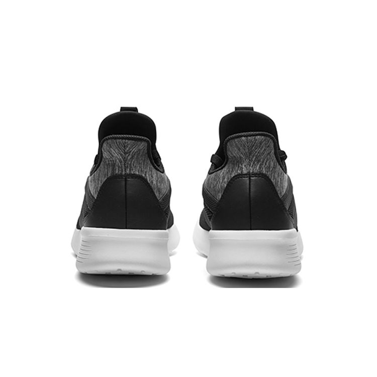Anta Flyknit Lightweight Non-Slip Low-Top Running Shoes Men Sneakers Black Gray 91828876-4