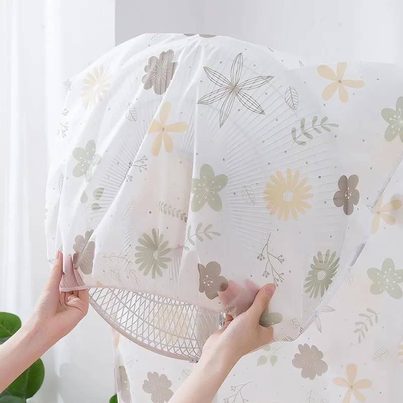 Universal Full Wrapped Fan Dust Cover, Dustproof Protective Case for Vertical & Desktop Electric Fan