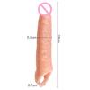 Large Cover Stick Men's Penis Adult Delay Ejaculation Extension Thickened Sleeve Silica-Gel Sex Products for Couple