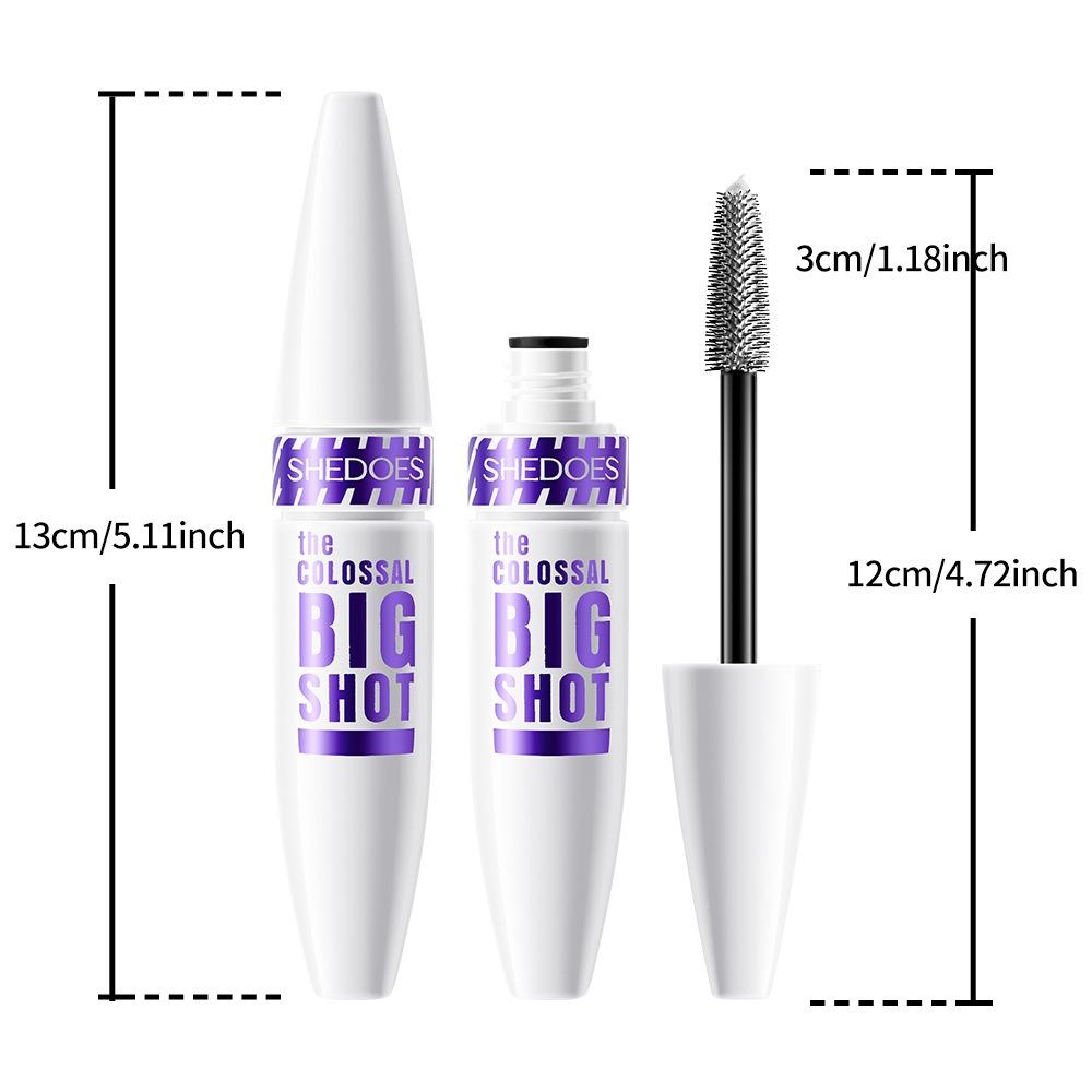 Nature Curling et mise en forme Base blanche imperméable pour les yeux noire Pas facile à appliquer Base de maquillage