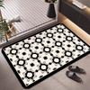 Bathroom non-slip foot mat, diatom mud, toilet absorbent floor mat, toilet dirt-resistant carpet, living room door mat