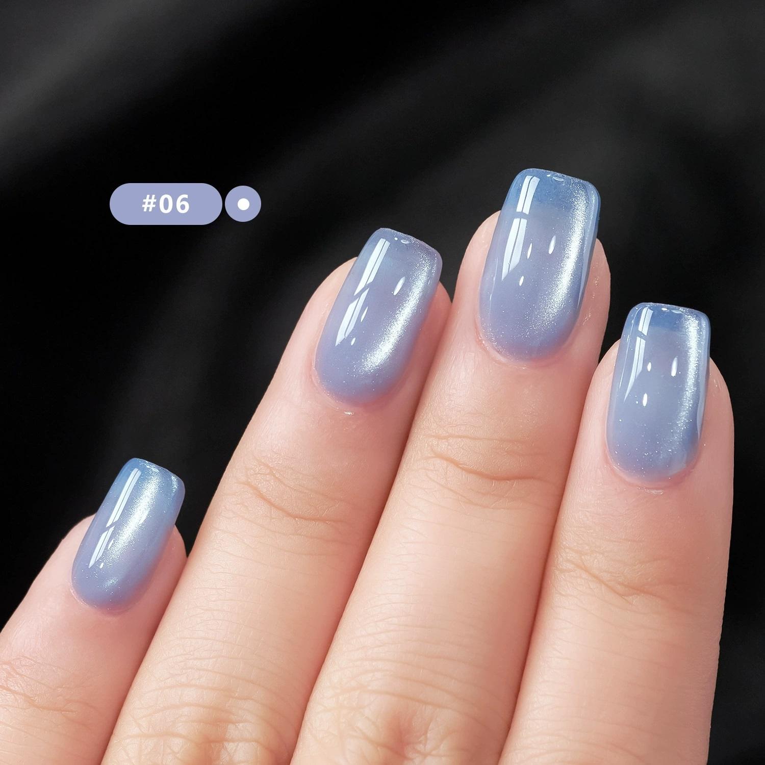 

5 мл искрящийся кошачий глаз гель для ногтей искусство блестки блестящий эффект УФ гель-лак мерцающая пыль DIY декор ногтей