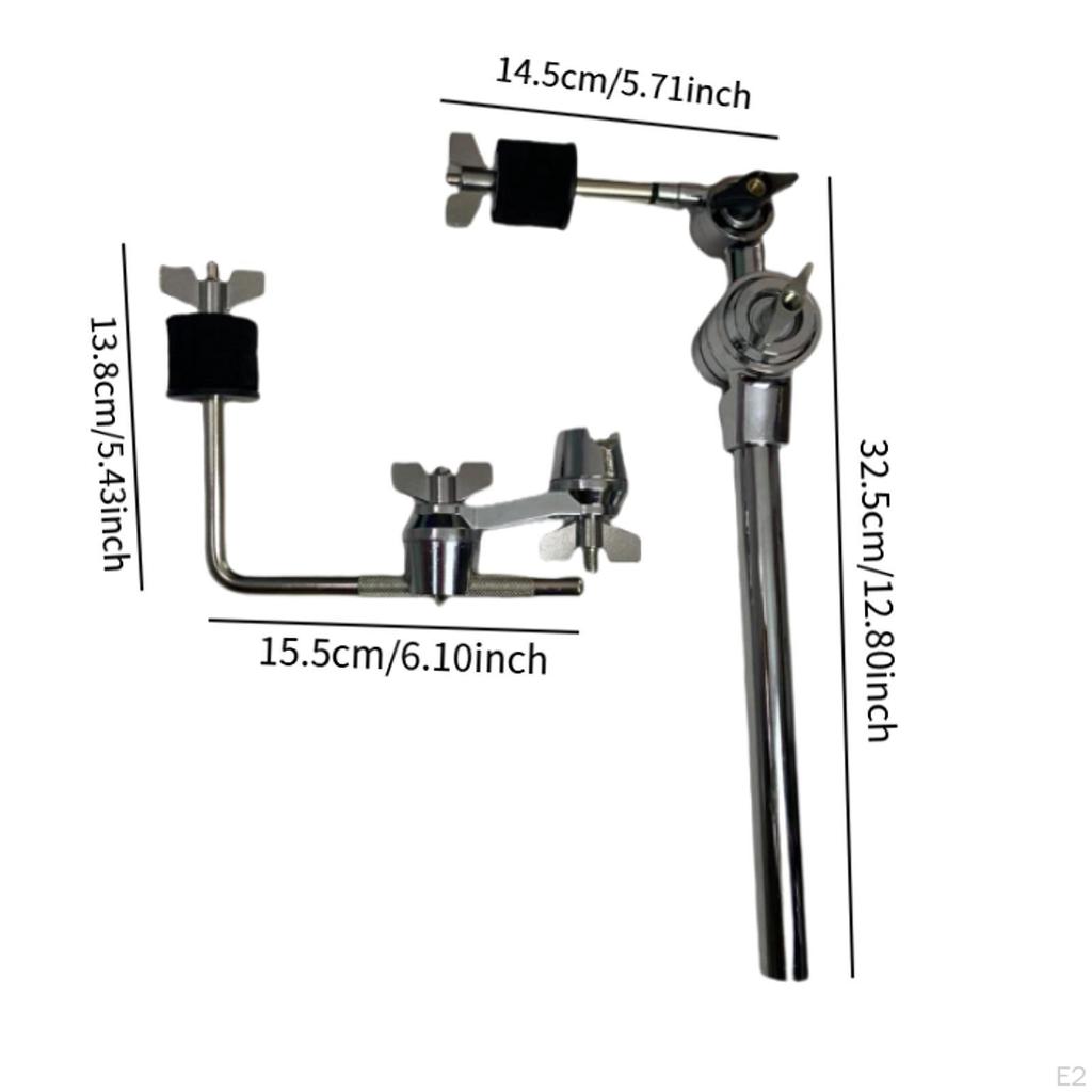 Cymbal Mount Clamp,Cymbal Stand Holder Clamp,Metal,Hardware,Cymbal Attachment Arm for Percussion