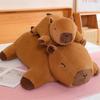 Big Size Capybara Plush Toy Mat Stuffed Giant Capibara Floor Lazy Sofa Cushion Riding Horse for Kids BirthdayDecor Toys