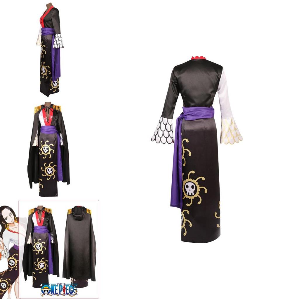 Fantasia Cosplay da Imperatriz das Cobras Hancock Para Fãs de One Piece