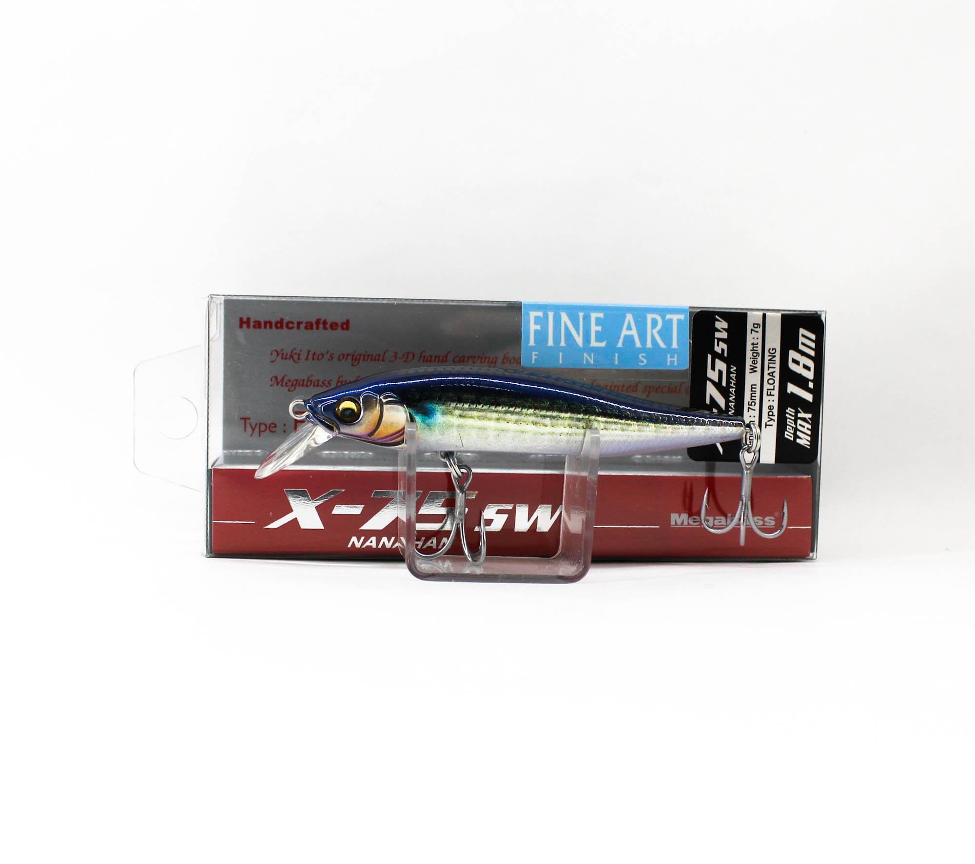 

Megabass X-Nanahan SW 75 мм 1/4 унции Плавающий воблер FA Bora (3470)