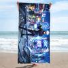 Gojo Satoru Print Beach Towel, Large Soft Quick Dry Towel for Beach Camping Swimming