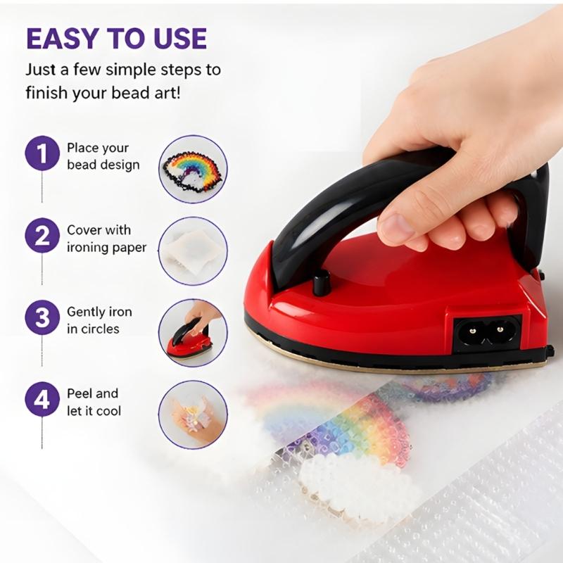 Handheld Hitzepresse für DIY-Kunstwerke, 110V 25W Werkzeug mit ABS-Gehäuse und Temperaturführung für detailliertes Pressen für Familien-Projektzeit