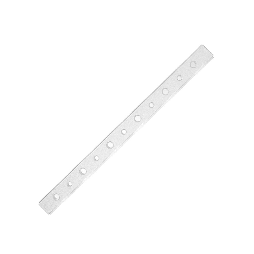 T Slot Miter Track Jig Aluminum Alloy Woodworking Slide Strip 300mm with Hole for Engraving Machine Table Saw