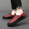 Fashion Hand Sewn Fashionable Versatile Outdoor Leisure Driving Shoes for Spring New Men's Comfortable and Non Slip Casual Sports Shoes