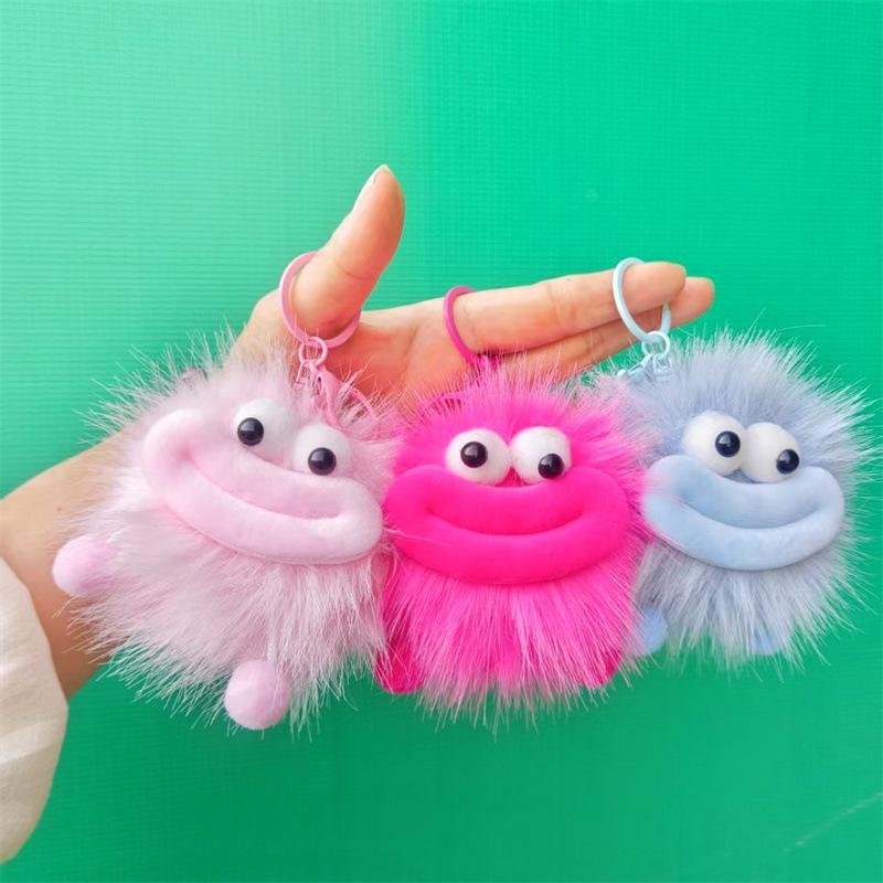 4-inch Plush Pendant Cute Little Rabbit Doll Keychain Doll Bag Hanging Ornament Pendant Plush