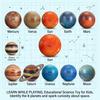 10Pcs Solar System Planet Soft Sponge Ball Safe Elastic PU Ball Educational Stress Relief Toy Science Teaching Learning Toy