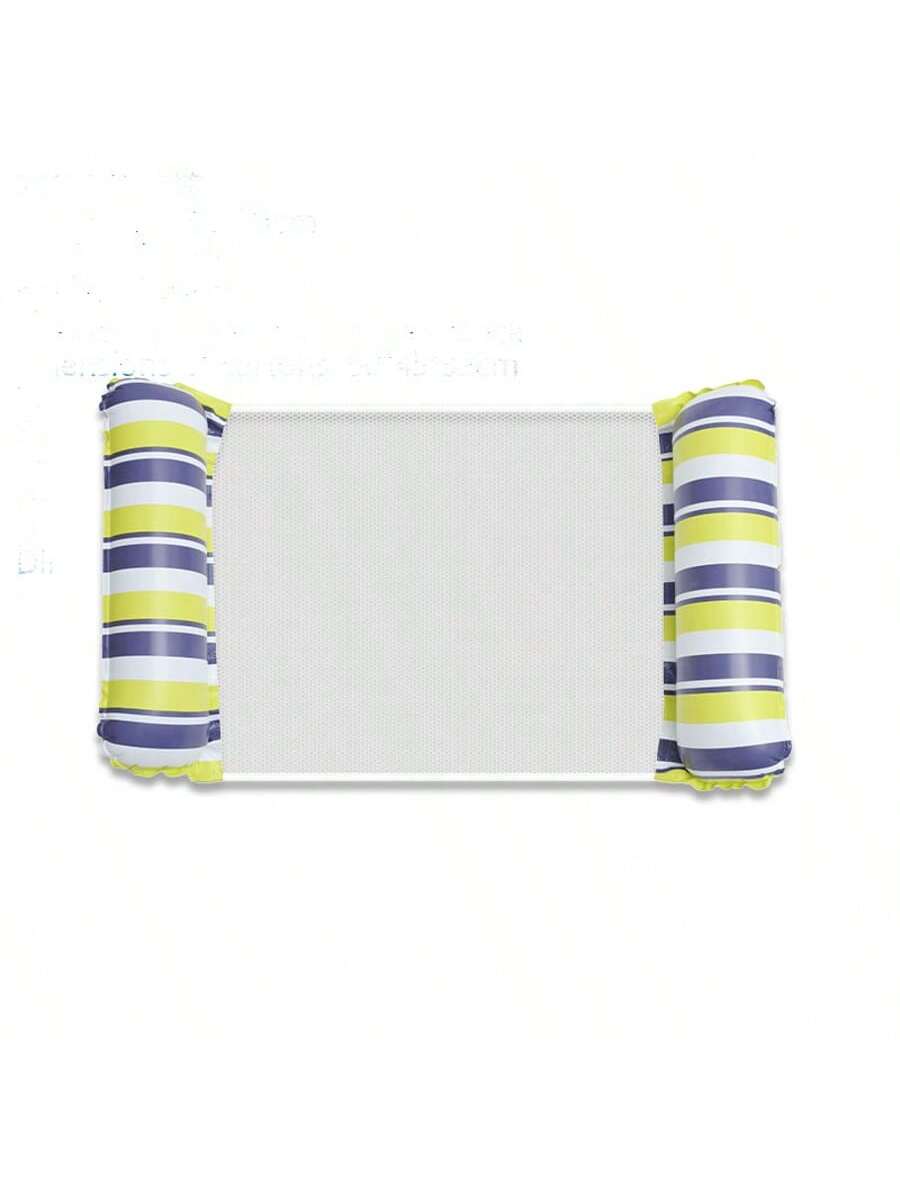 

1pc Inflatable Water Lounge Chair, Dual-Colored Adult Summer Pool And Beach Floating Device, Party Use, Perfect Summer Gift, Swi