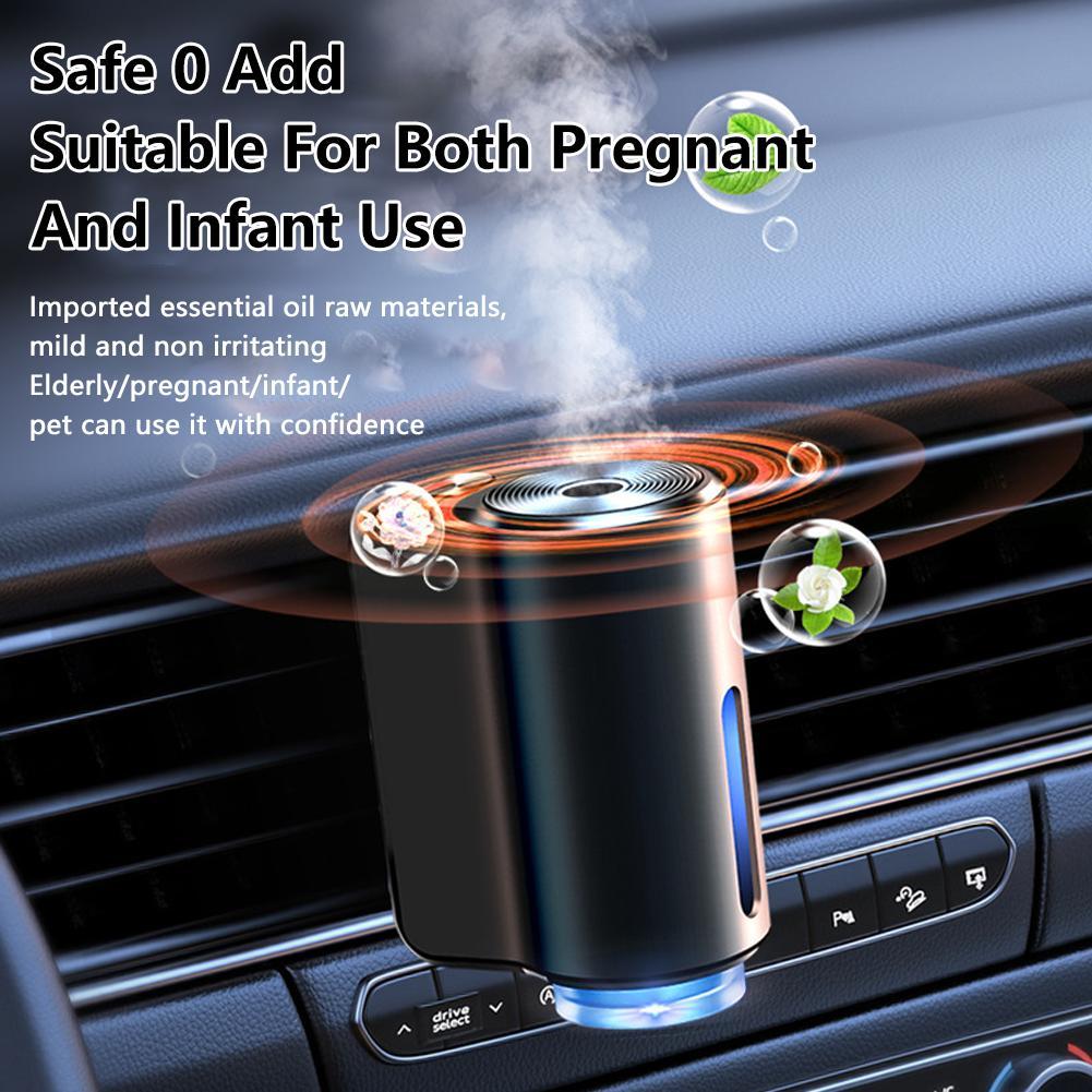 Rechargeable Auto Aroma Diffuser With Essential Oil Smart Car Air Freshener With Three Adjustable Modes Car Fragrance Diffuser