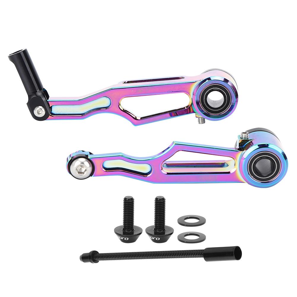 Igeteck 1Pair Ultralight Folding Bike Aluminium Alloy V Brake Bicycle Cycling Accessoryshort Arm V Brake