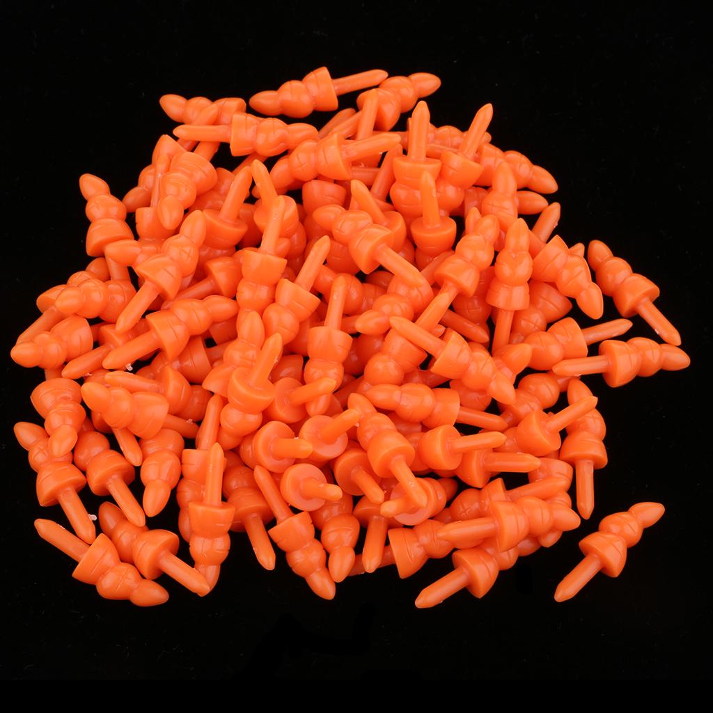 100 Pieces Plastic Long Safety Noses for Doll Animal Toys Making