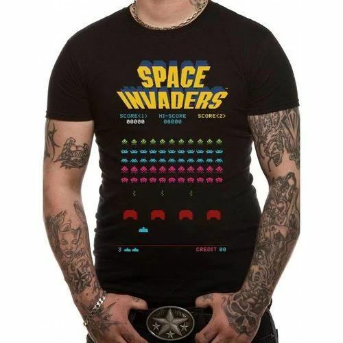 Space Invaders Arcade Official Merchandise T-Shirt M/L/XL New- 3XL