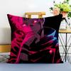 J-Jujutsu Kaisen Cushion Cover Washable Linen Pillowcase Soft For Sofa Bed Cozy Home Room Decor