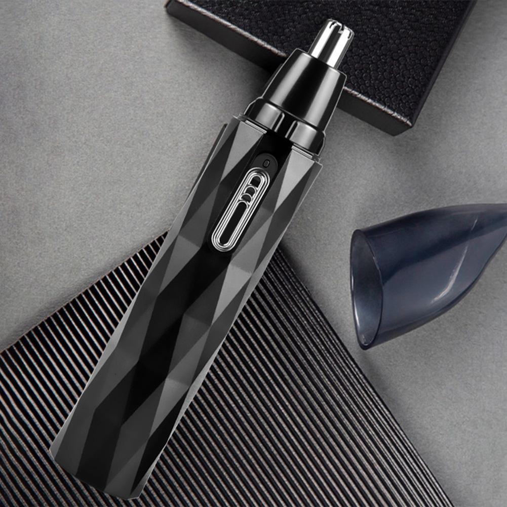 Electric Nose Hair Trimmer Men Nose Cleaning Remover Rechargeable Scissors