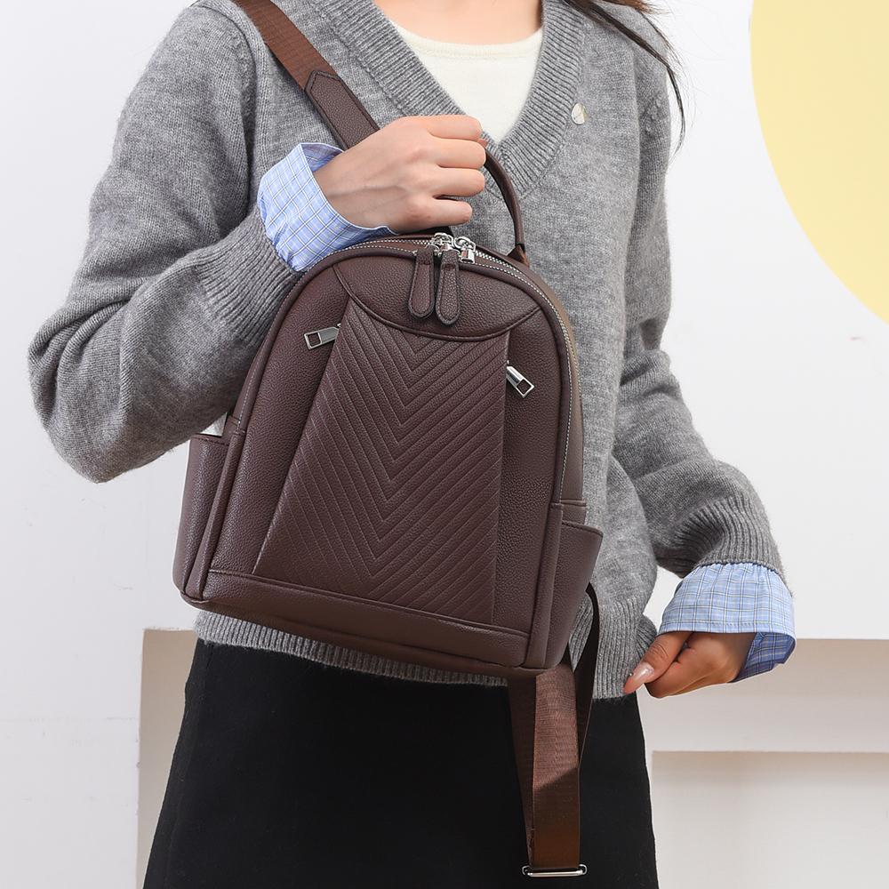 Backpack Women's Soft Leather Travel Backpack