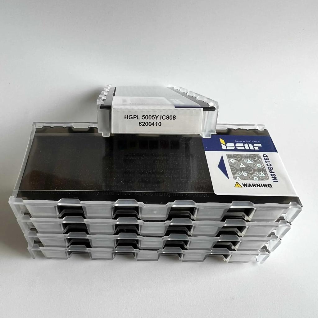ISCAR / HGPL5005Y IC808   Industrial indexable carbide inserts 10 Pcs