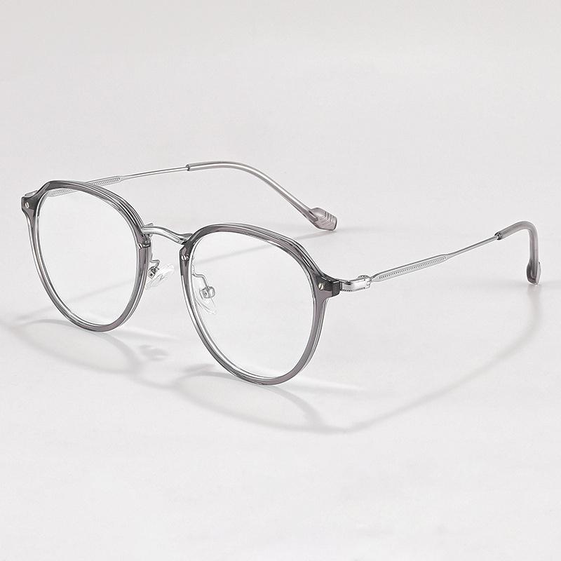 

Semi-ellipse Korean Style Titanium Frame Photochromic Anti Blue Ray Femal Sunglasses Presbyopic Short Sight Prescription Glasses Single Version&1.56&None серый