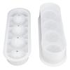 2Pcs 4 Grids Food Grade Ice Cubes Mold Whiskey Ice Ball Making Mold Tray for Home Bar