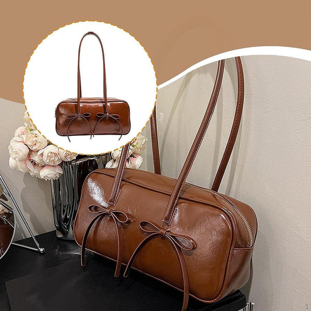 PU Leather Shoulder Bag Chic Ladies Purses for Vacation Party Outdoor Office
