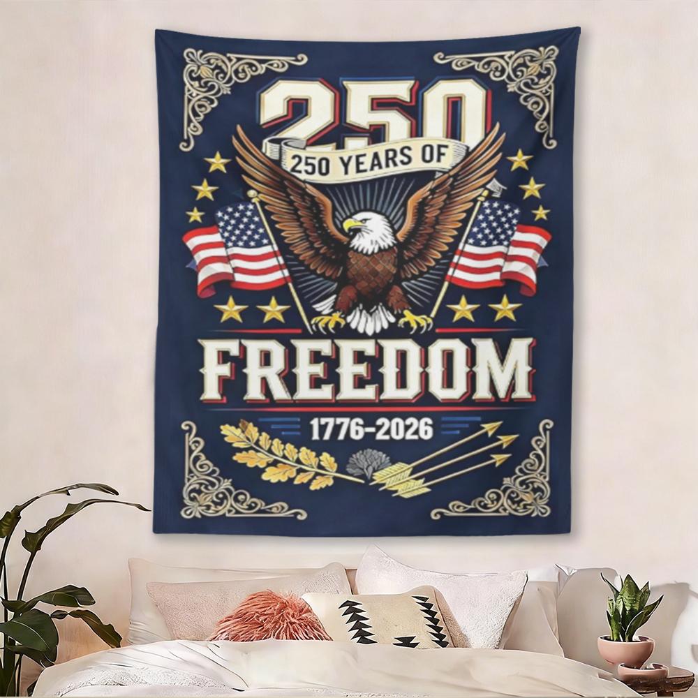 America 250th Anniversary Theme Tapestry Wall Hanging for Bedroom Dorm