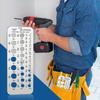 Bolt Wire Drill Template 29 Holes Drill Bit Checker Plate Metric Drill Gauge Measure Tool