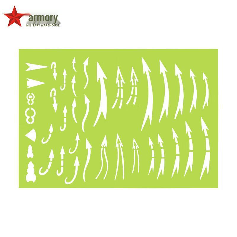 Military Style Arrow Marking Ruler