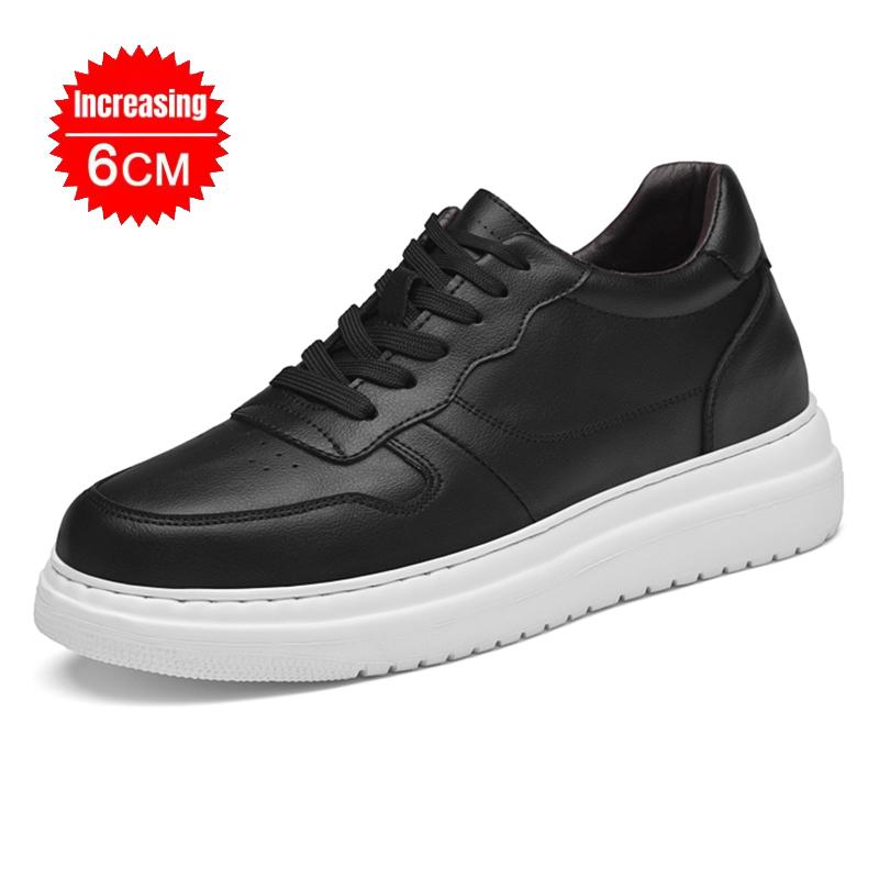 Plattform-Aufzugsschuhe Herren Damen Anhebende Plateau-Schuhe Weiß Höhere Turnschuhe Versteckte Höhensteigerung Erhöhen Sportschuhe Freizeit