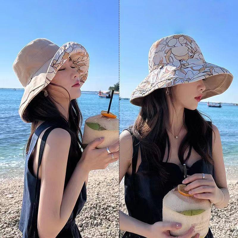 WTEMPO Reversible Floral Bucket Hat Designed for Women Summer for Outdoor Activities Like Beach Swimming and Makes A Great Gift for Your Girlfriend