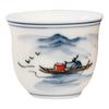 Hand-Painted Retro Ceramic Kung Fu Tea Cup Set