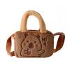 Cartoon Plush Dolphin Shoulder Bag Children's Cute Crossbody Bags for Girl Handbag Kids Crossbody Bag Coin Purse Cpin Pouch
