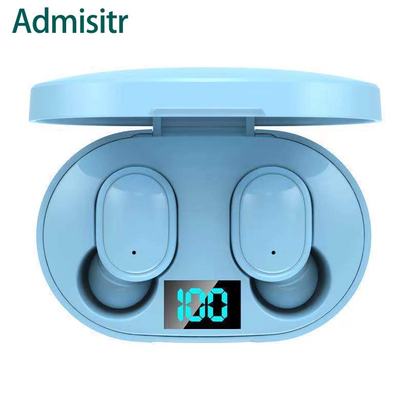 Admisitr Inteligentní sluchátko Bluetooth s ukazatelem čísla Bezdrátové sportovní mini sluchátko Stereo do uší