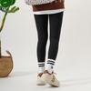 New MLB Base Logo Leggings Women's Black 3FLGB0224-50BKS