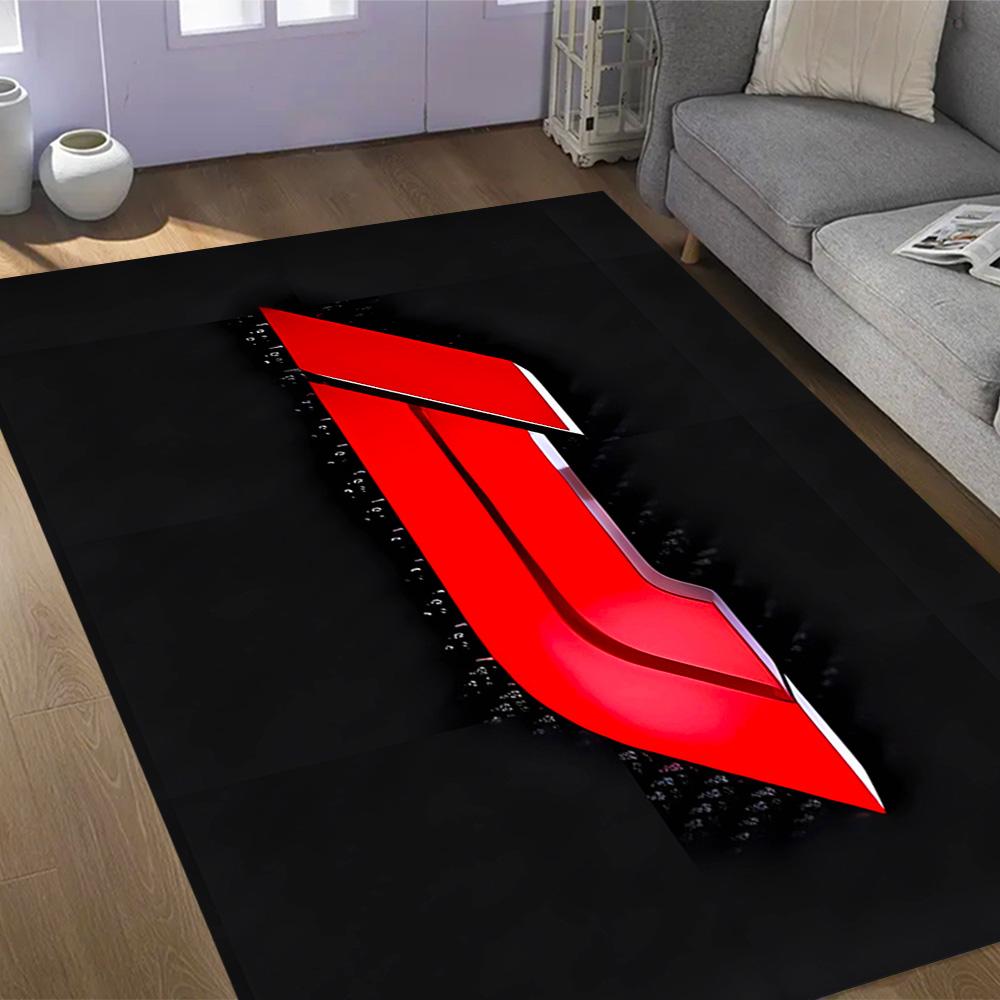 Kräftiges weißes Logo Design Fußmatte Geeignet für Außenbereiche Eingangsbereiche Esszimmer Spielzimmer Rutschfester Teppich Büros dekorieren Perfektes Geschenk für Frauen/Männer