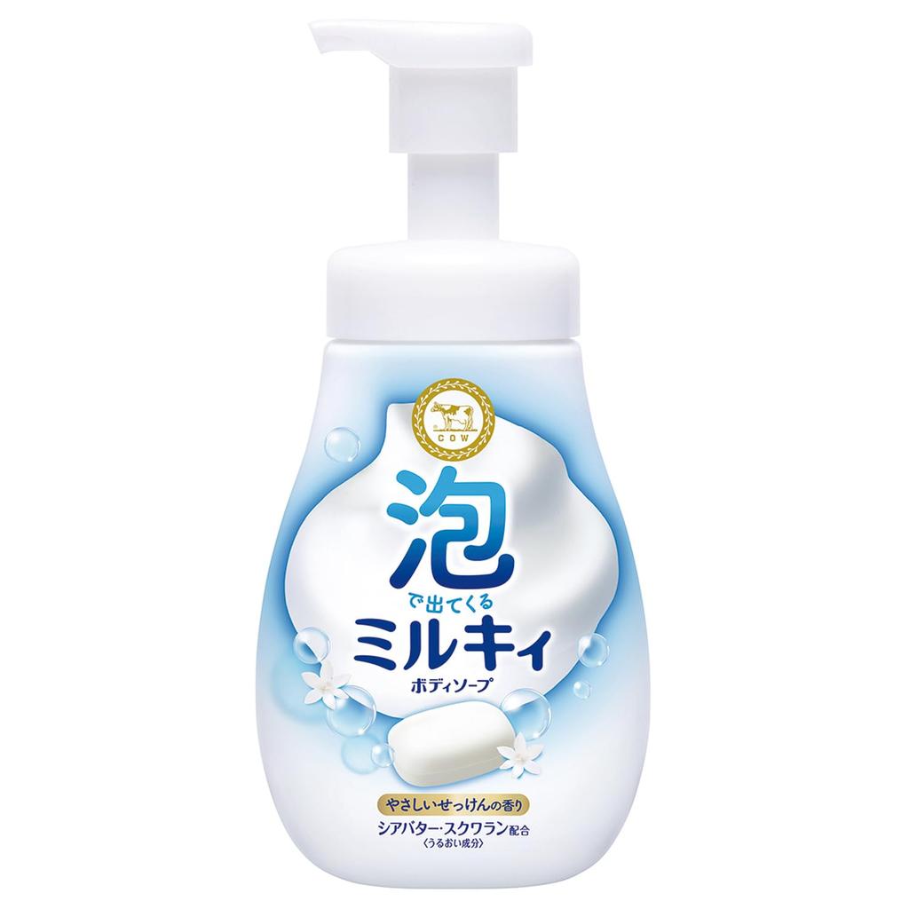 Foaming Milky Body Gentle Soap with 550ml Soap, Pump,