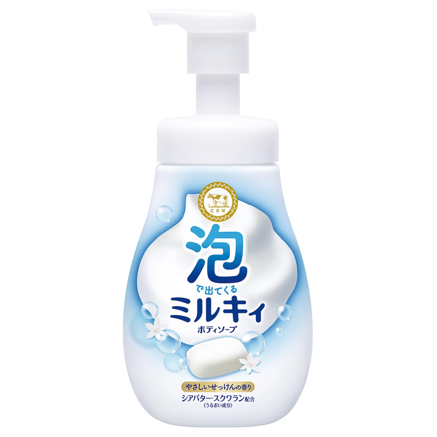 

Foaming Milky Body Gentle Soap with 550ml Soap, Pump, белый