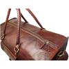 Leather Duffle Bag Travel Carry-On Waterproof Luggage Overnight Gym Weekender Bag