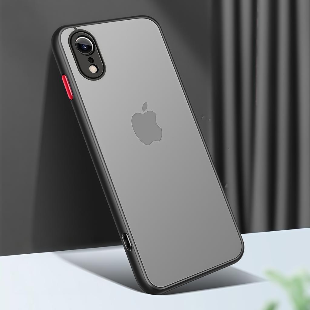 Fashion Color Collision Skin-feel Translucent Matte Slim Shockproof Protective Phone Case For Iphone XR