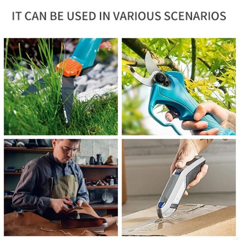 Cordless Electric Scissors Box Cutter Cutting Tool Rechargeable Fabric Scissors