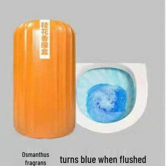 Blue Bubble Aromatic Toilet Cleaner & Deodorizer - Descaling Toilet Magic Box Gadget