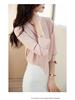 2024 High-End Women's Chiffon Ribbon Blouse - Slimming Long Sleeve, Versatile Spring/Autumn Fashion