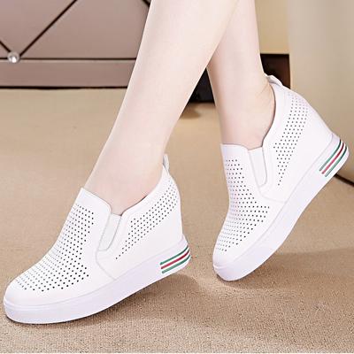 Women's Breathable Loafers Round Toe Sneakers Spring Korean Style Comfort Leisure Walking Slip On Trainers Zapatillas De Deporte